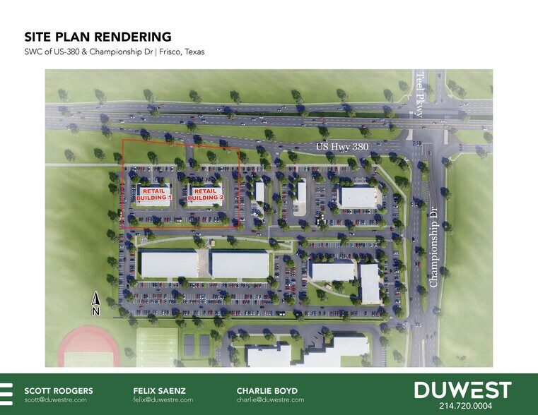 More Photos Of SWC of US Hwy 380 & Championship Dr, Frisco Unknown For Lease