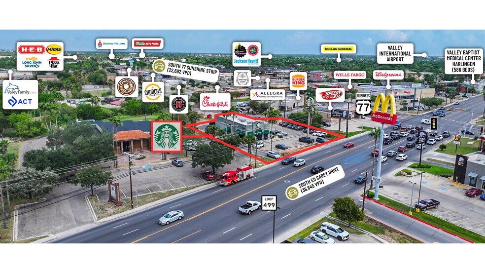 More Photos Of 1521 N Ed Carey Dr, Harlingen Freestanding For Sale