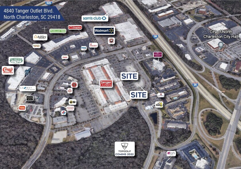 More Photos Of 4840 Tanger Outlet Blvd, North Charleston Land For Lease