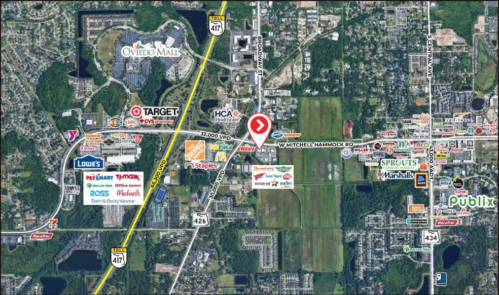 More Photos Of 976 W Mitchell Hammock Rd, Oviedo General Retail For Lease