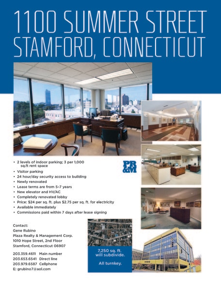 More Photos Of 1100 Summer St, Stamford Office For Lease