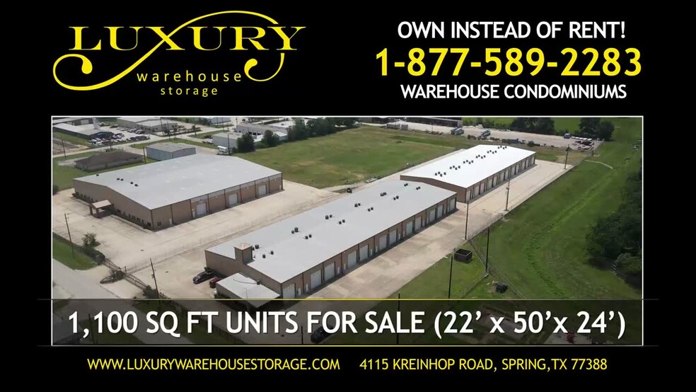 Primary Photo Of 4115 Kreinhop Rd, Spring Warehouse For Sale