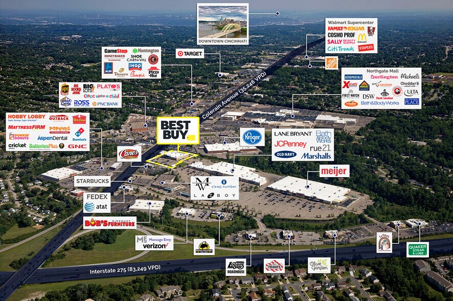 More Photos Of 9845 Colerain Ave, Cincinnati Freestanding For Sale