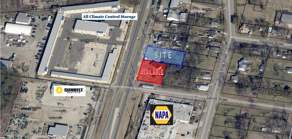 More Photos Of 225 South Eastern, Fayetteville Land For Sale