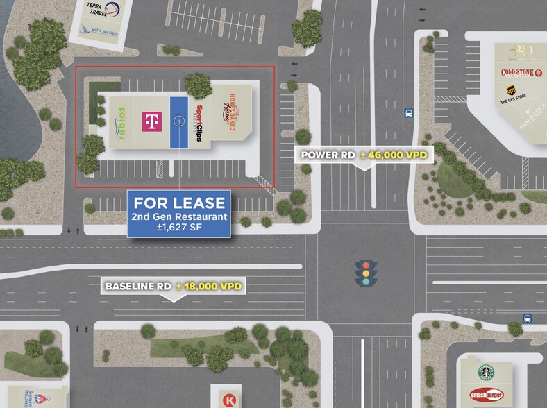 More Photos Of 6736 E Baseline Rd, Mesa Storefront For Lease