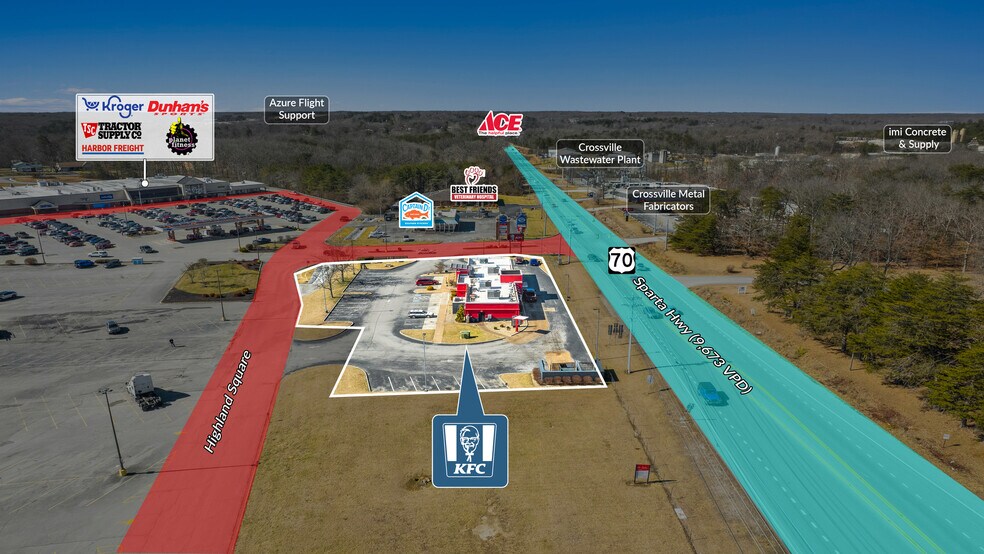 More Photos Of 410 Highland Sq, Crossville Fast Food For Sale