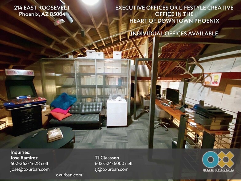 More Photos Of 214 E Roosevelt St, Phoenix Storefront Retail Office For Lease