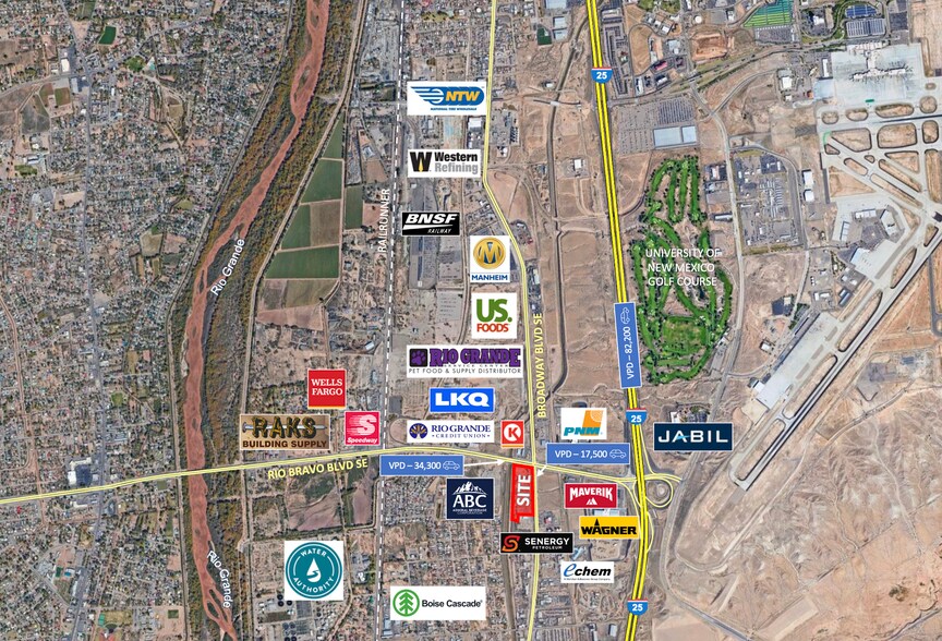 Primary Photo Of Rio Bravo & Broadway, Albuquerque Land For Sale