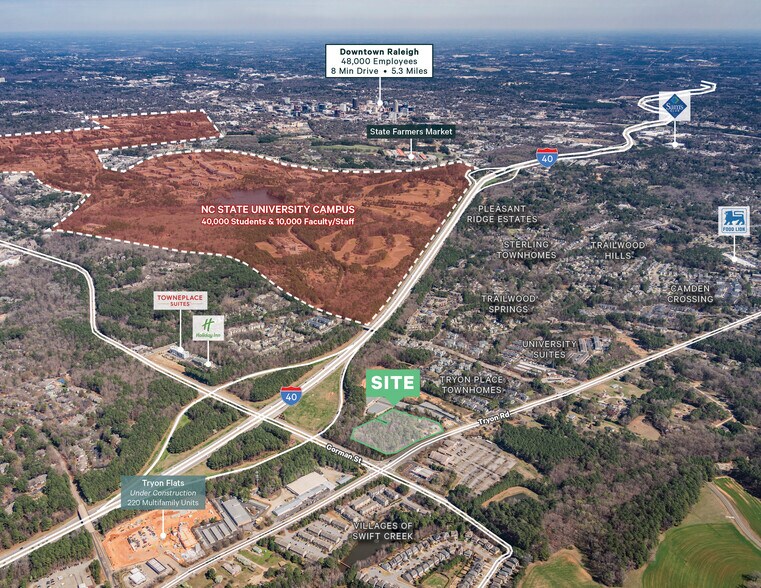 Primary Photo Of 3700-3712 Tryon Rd, Raleigh Land For Sale