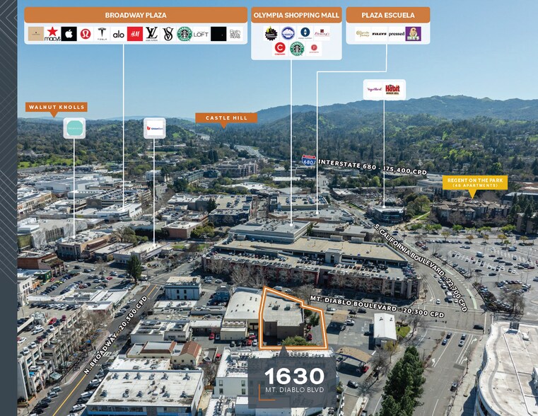 More Photos Of 1630 Mt Diablo Blvd, Walnut Creek Freestanding For Sale