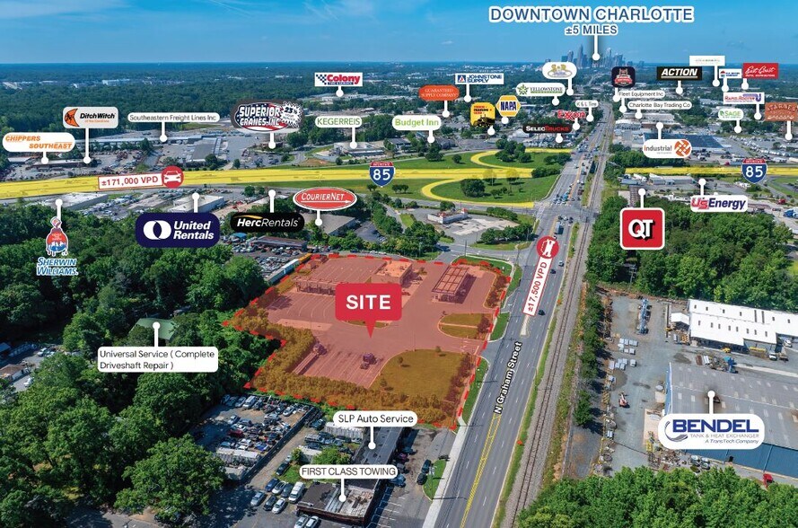 More Photos Of 4800 N Graham St, Charlotte Convenience Store For Sale