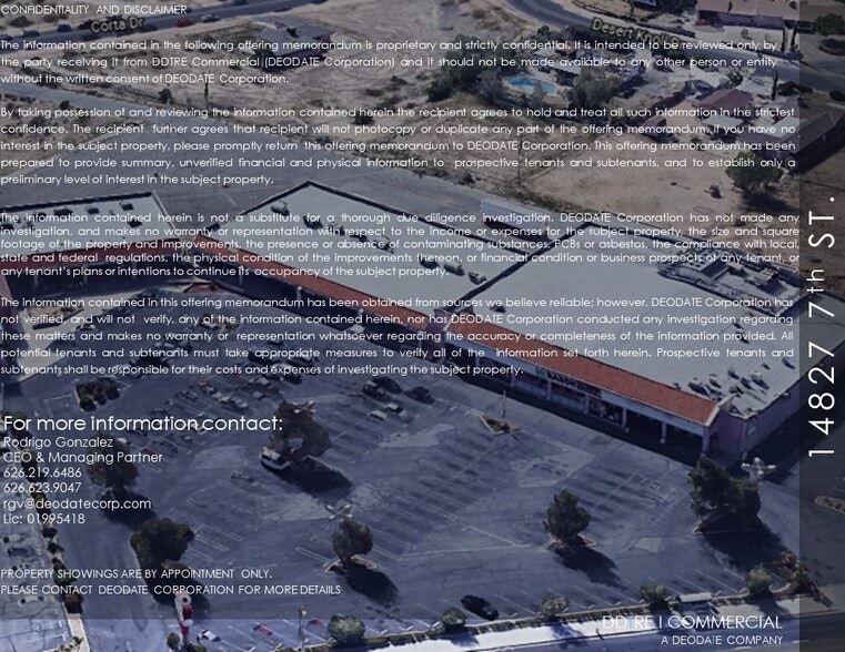 More Photos Of 14827 7th St, Victorville General Retail For Sale