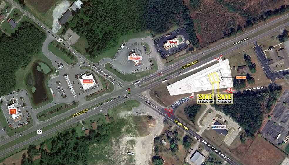 More Photos Of Ocean Hwy E & Southport Supply SE rd, Supply Fast Food For Lease
