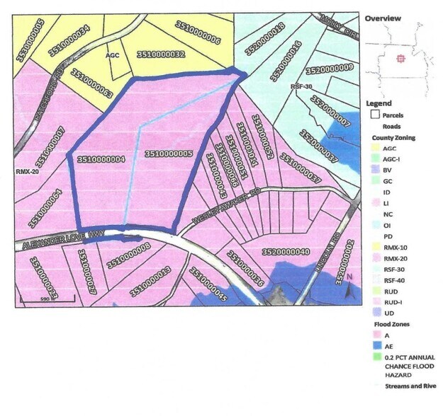 Primary Photo Of 000-394 W Alexander Love Hwy, York Land For Sale
