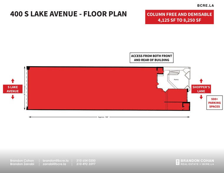 More Photos Of 396-400 S Lake Ave, Pasadena Storefront For Lease