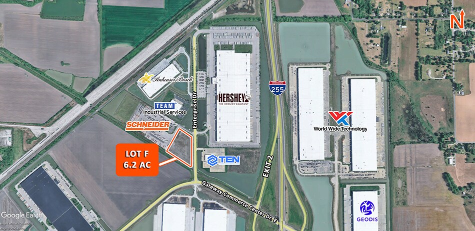 Primary Photo Of Gateway Commerce Center Dr E and Enterprise Dr, Edwardsville Land For Sale