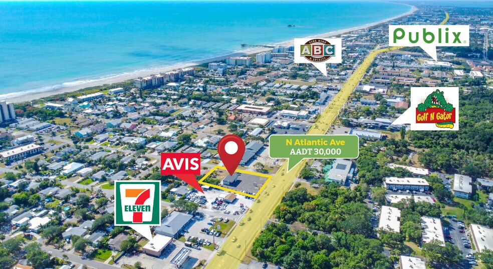 Primary Photo Of 6600 N Atlantic Ave, Cape Canaveral Freestanding For Sale
