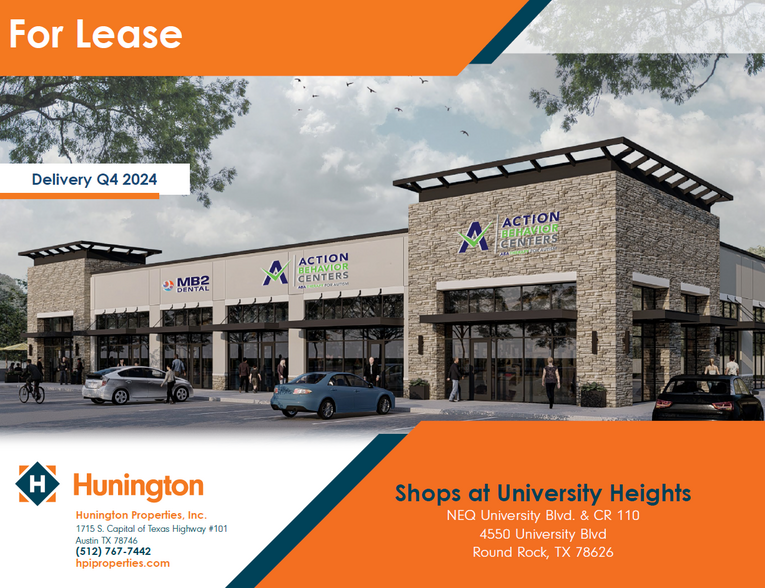 Primary Photo Of 4450 University Blvd, Round Rock Storefront For Lease