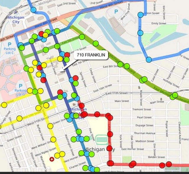 More Photos Of 710 Franklin St, Michigan City Freestanding For Lease