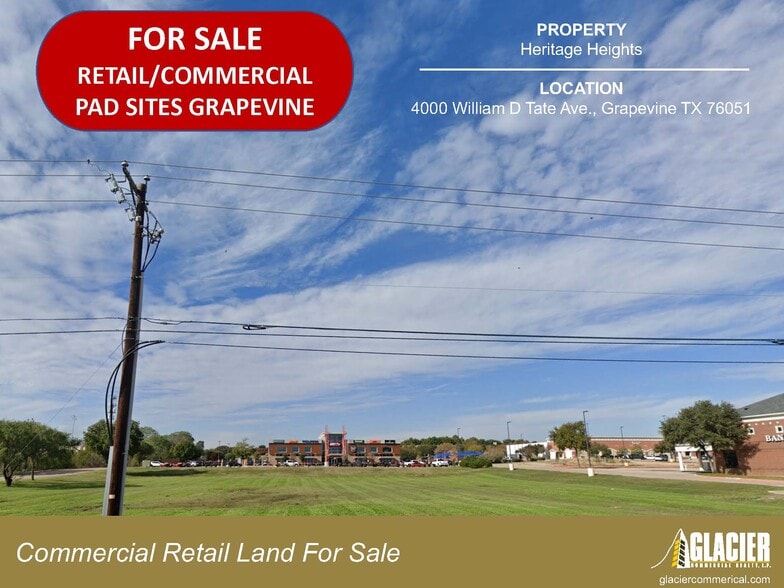 Primary Photo Of 4100 William D Tate Ave, Grapevine Land For Sale