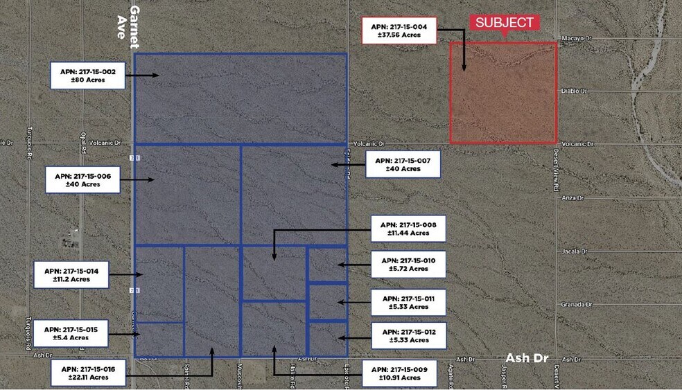 More Photos Of W. Volcanic @ S Desert View Rd, Golden Valley Land For Sale