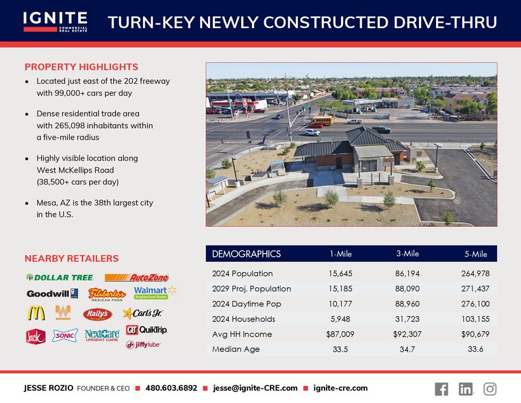 More Photos Of 16 W McKellips Rd, Mesa Restaurant For Lease