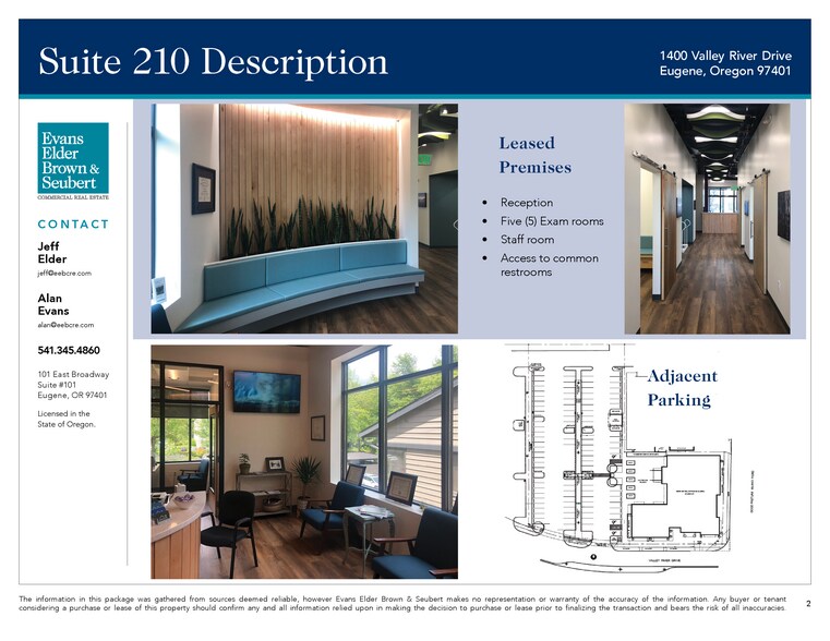 More Photos Of 1400 Valley River Dr, Eugene Medical For Lease