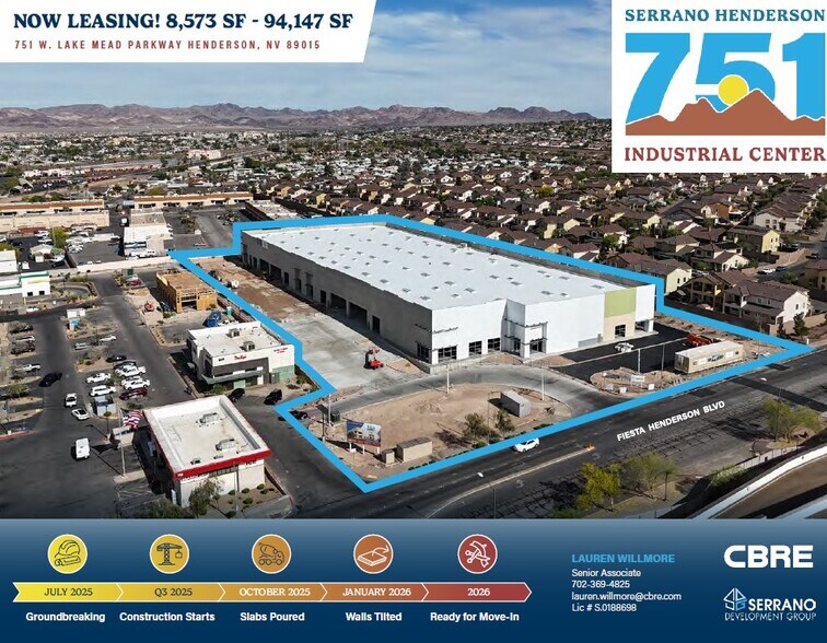 Primary Photo Of 751 W Lake Mead Pky, Henderson Distribution For Lease