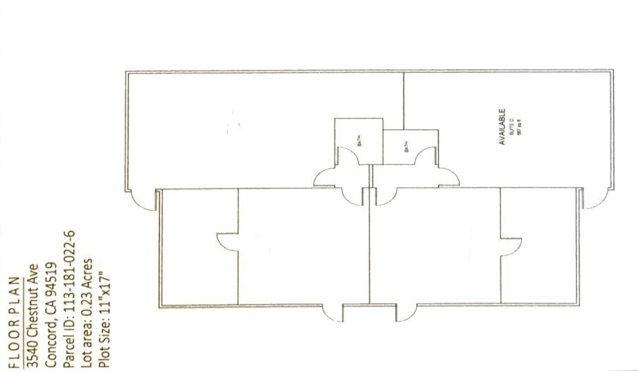 More Photos Of 3540 Chestnut Ave, Concord Office For Lease