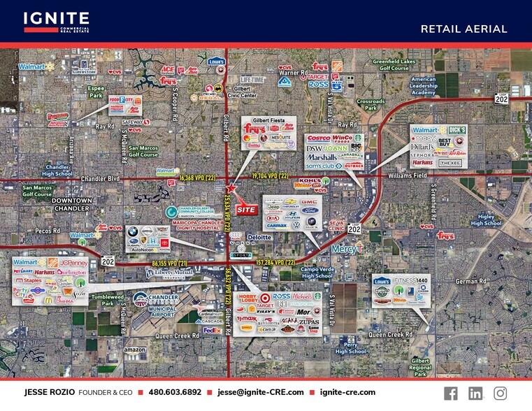 More Photos Of SEC Gilbert & Williams Field Rd, Gilbert Storefront Retail Office For Sale