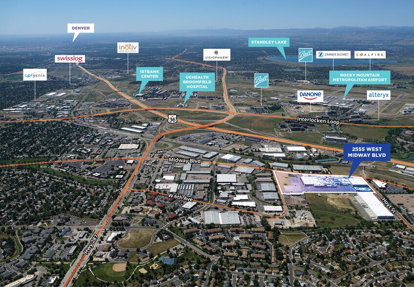 More Photos Of 2567 W Midway Blvd, Broomfield Manufacturing For Lease