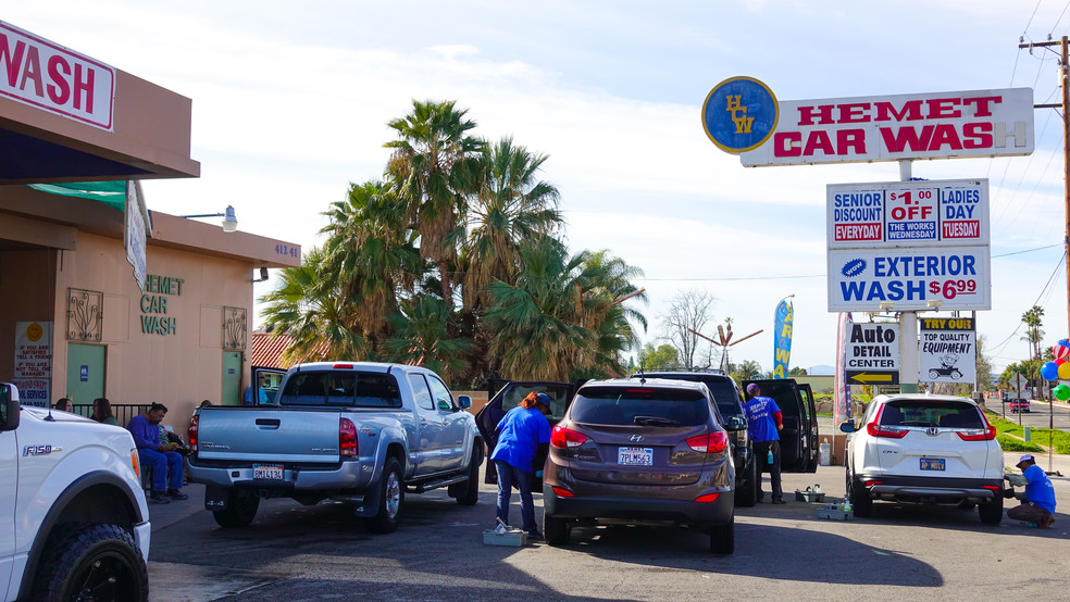 Primary Photo Of 41241 E Florida Ave, Hemet Carwash For Sale