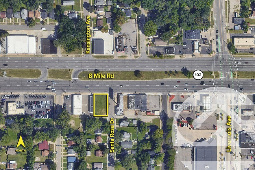 Primary Photo Of 7101-7109 W 8 Mile Rd, Detroit Land For Sale