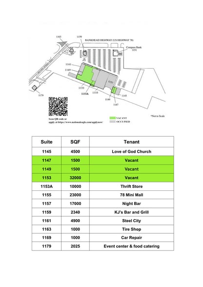 More Photos Of 1145-1157 Bankhead Hwy W, Birmingham Unknown For Lease