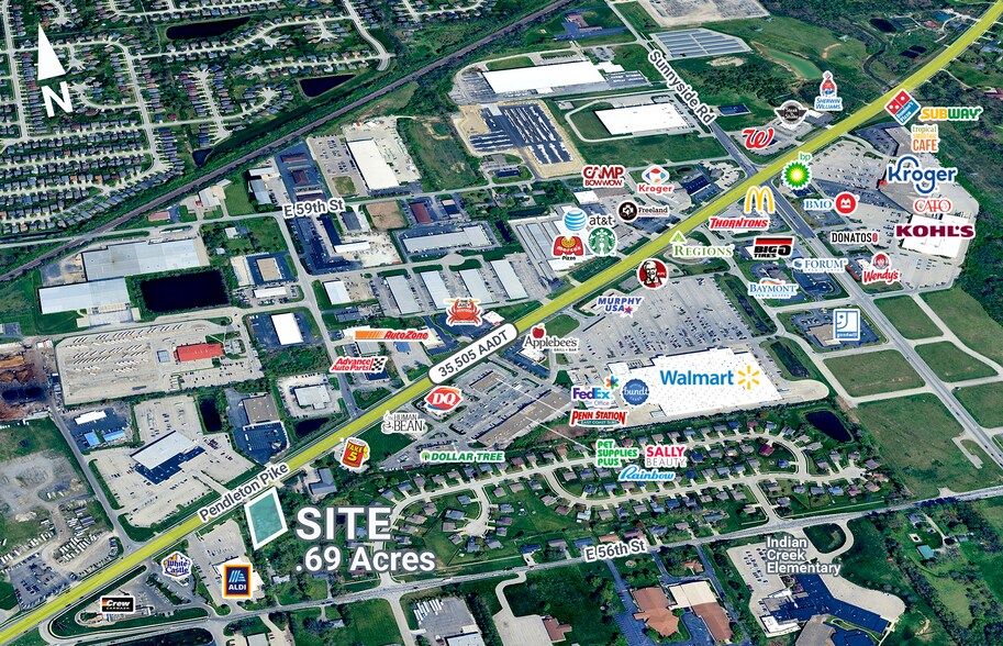 Primary Photo Of 10405 Pendleton Pike, Indianapolis Land For Sale