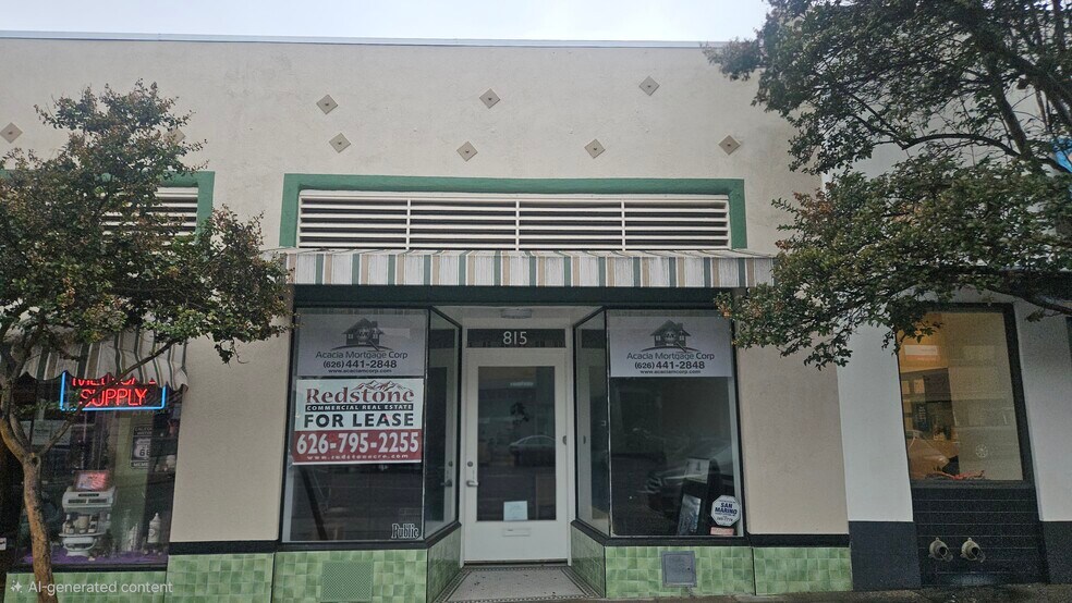 Primary Photo Of 811-815 Fair Oaks Ave, South Pasadena Storefront Retail Office For Lease