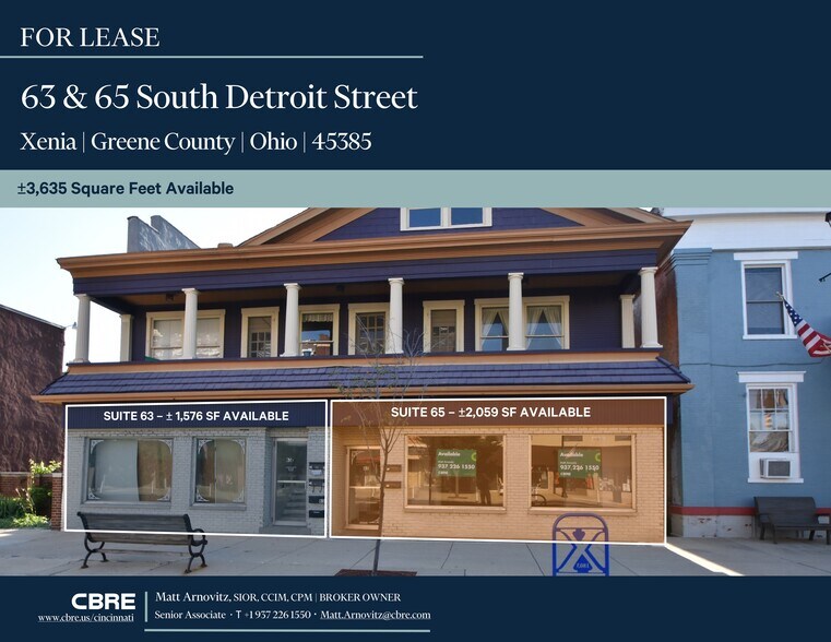 Primary Photo Of 63-65 S Detroit St, Xenia Storefront Retail Residential For Lease