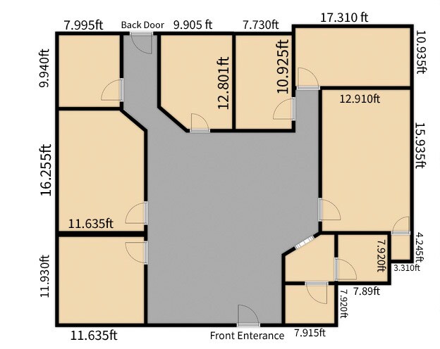 More Photos Of 161 N M St, Tulare Freestanding For Sale