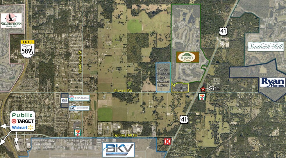More Photos Of NEC Powell & US 41 rd, Brooksville Land For Sale