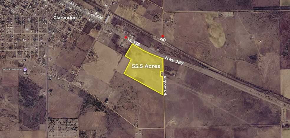 Primary Photo Of US-287 & Airport Road, Clarendon Land For Sale