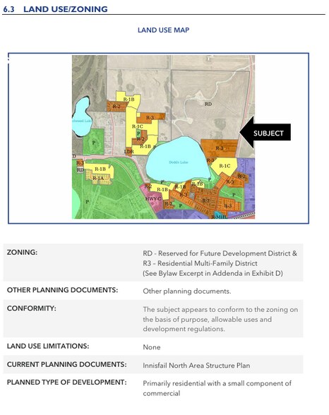 More Photos Of 5901 50 Ave, Innisfail Land For Sale