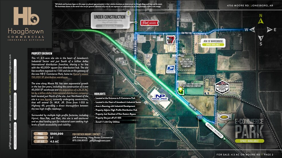 More Photos Of 3750 Moore Rd., Jonesboro Land For Sale