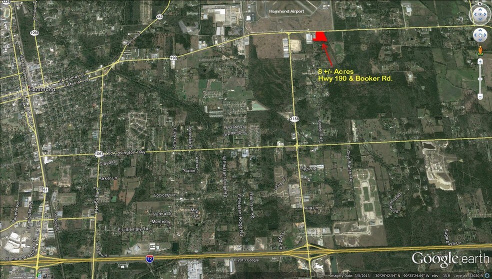 More Photos Of Highway 190 & Booker Rd @ Booker Rd, Hammond Land For Sale