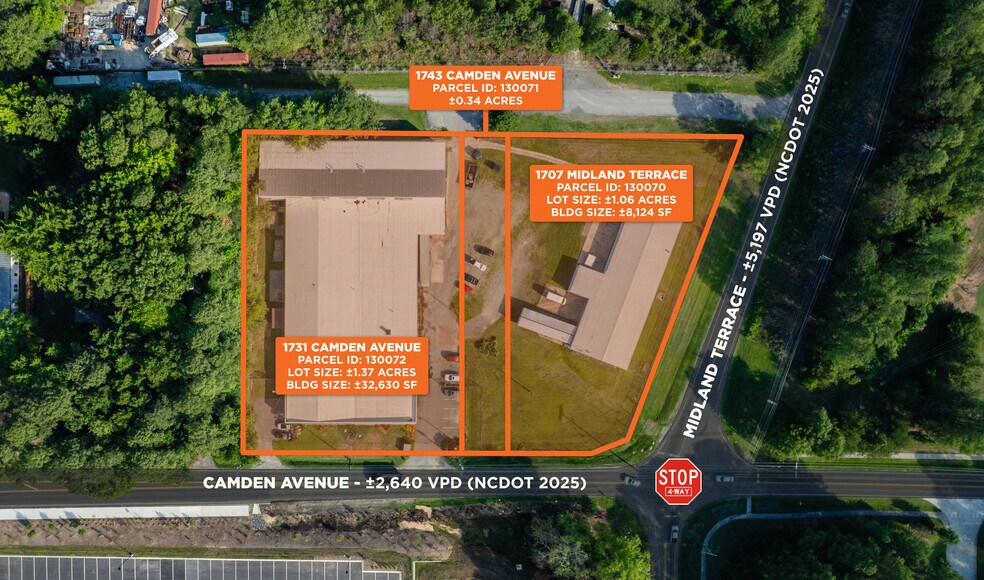 More Photos Of 1731 Camden Ave, Durham Manufacturing For Sale