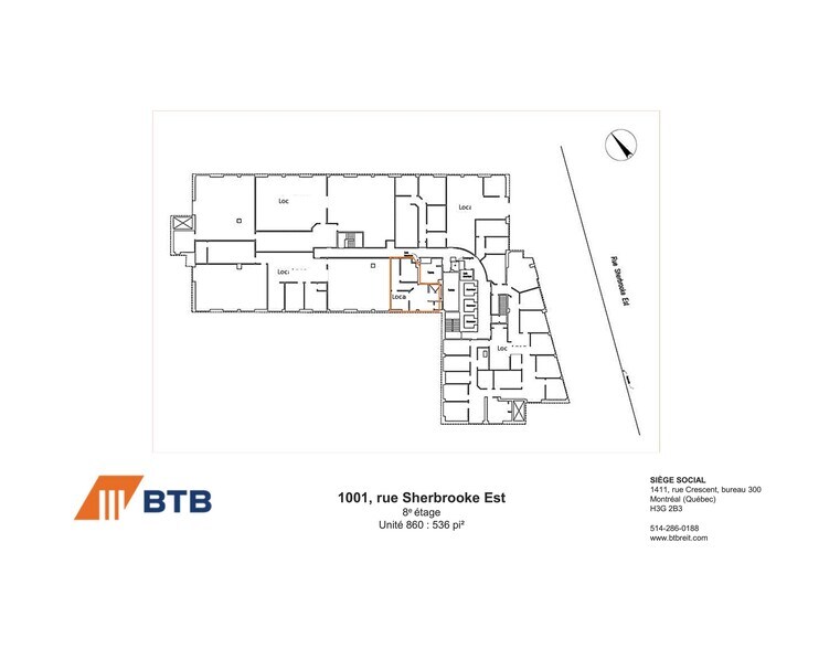 More Photos Of 1001 Rue Sherbrooke E, Montréal Office For Lease
