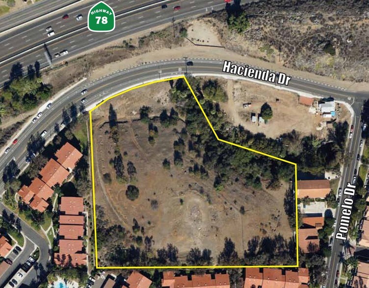 Primary Photo Of 1160 Hacienda Dr, Vista Land For Sale