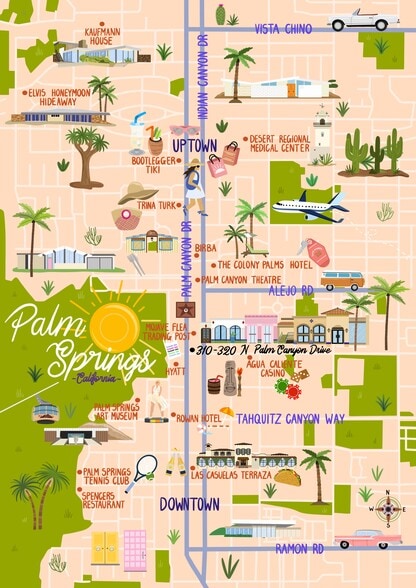 More Photos Of 310-320 N Palm Canyon Dr, Palm Springs Unknown For Lease