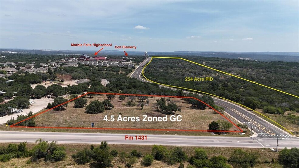 Primary Photo Of 610 FM 1431 Manzano Mile, Marble Falls Land For Sale
