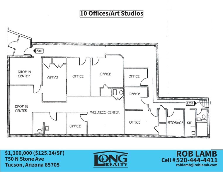 More Photos Of 748 N Stone Ave, Tucson Freestanding For Sale