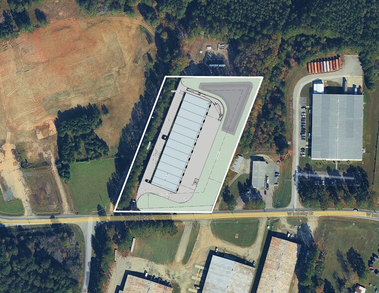 Primary Photo Of 290 W Industry Dr, Oxford Flex For Lease